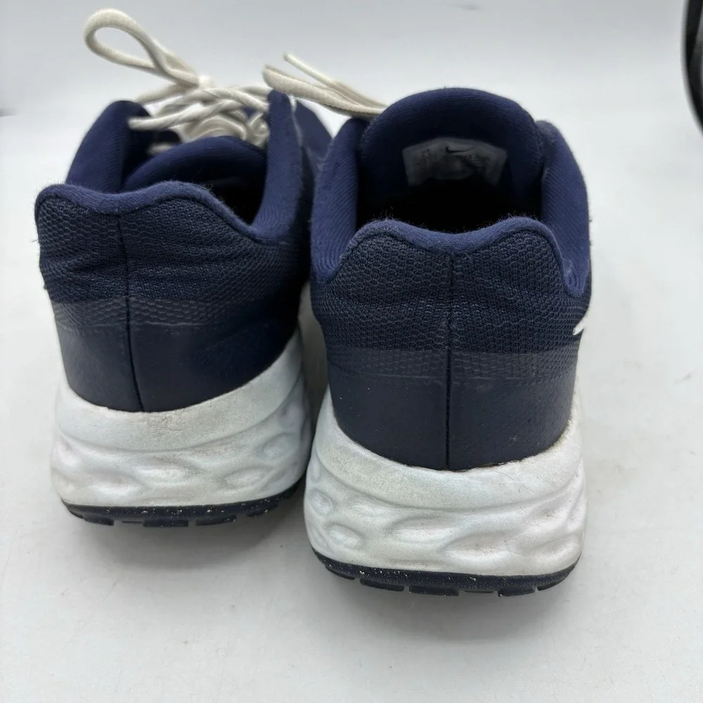 Nike Shoes Mens Size 7.5 Revolution 6 Next Nature Midnight Navy Blue Run Sneaker